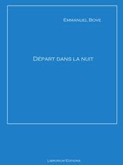 Cover von Départ dans la nuit