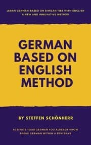 Cover von German based on English method