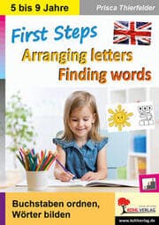 Cover von First Steps - Arranging letters, Finding words