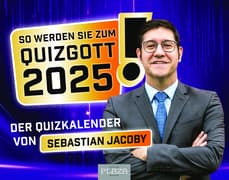 Cover von So werden Sie zum Quizgott Kalender 2025 - Tagesabreißkalender