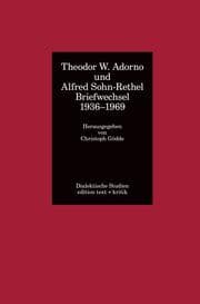 Cover von Theodor W. Adorno und Alfred Sohn-Rethel