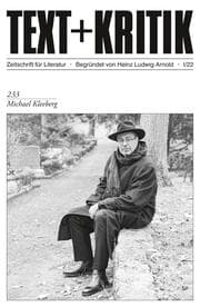 Cover von TEXT + KRITIK 233 - Michael Kleeberg
