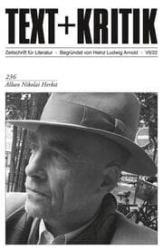 Cover von Alban Nikolai Herbst