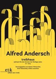 Cover von Alfred Andersch