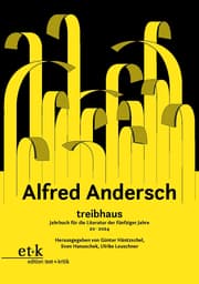 Cover von Alfred Andersch