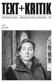 Cover von TEXT + KRITIK 237 - Juli Zeh
