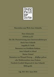 Cover von Bargfelder Bote 503-504. Lieferung