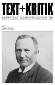 Cover von Oskar Panizza