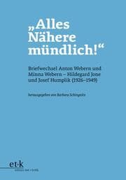 Cover von 'Alles Nähere mündlich!'