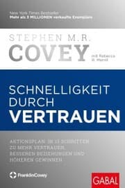 Cover von Schnelligkeit durch Vertrauen