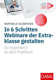 Cover von In 6 Schritten Webinare der Extraklasse gestalten