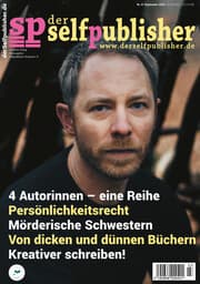Cover von der selfpublisher 31,3-2023, Heft 31, September 2023