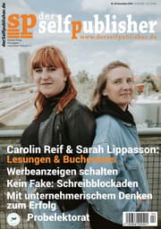 Cover von der selfpublisher 36,4-2024, Heft 36, Dezember 2024