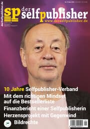 Cover von der selfpublisher 37,1-2025, Heft 37, März 2025