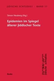 Cover von Epidemien im Spiegel älterer jiddischer Texte