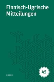Cover von Finnisch-Ugrische Mitteilungen Band 45