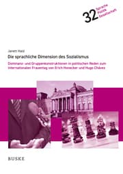 Cover von Die sprachliche Dimension des Sozialismus
