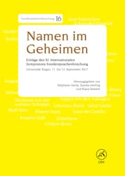 Cover von Namen im Geheimen