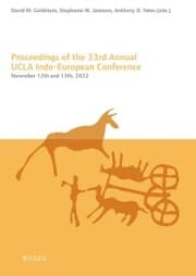Cover von Proceedings of the 33rd Annual UCLA Indo-European Conference