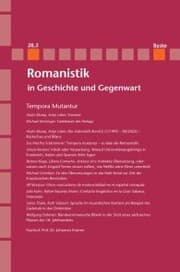 Cover von Romanistik in Geschichte und Gegenwart Jahrgang 28 Heft 2