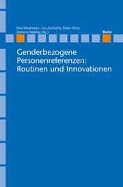 Cover von Genderbezogene Personenreferenzen: Routinen und Innovationen