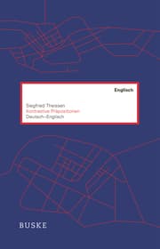 Cover von Kontrastive Präpositionen Deutsch-Englisch