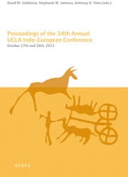 Cover von Proceedings of the 34th Annual UCLA Indo-European Conference