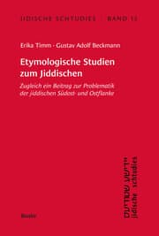 Cover von Etymologische Studien zum Jiddischen