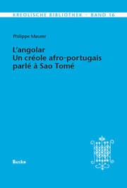 Cover von L'angolar. Un créole afro-portugais parlé à Sao Tomé