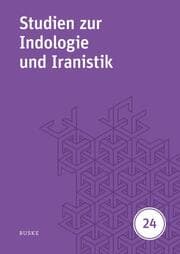 Cover von Studien zur Indologie und Iranistik 24