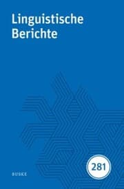 Cover von Linguistische Berichte Heft 281