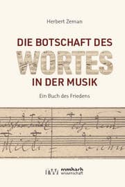 Cover von Die Botschaft des Wortes in der Musik