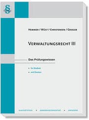 Cover von Verwaltungsrecht III