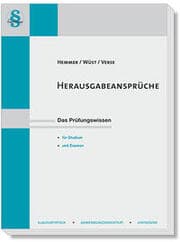 Cover von Herausgabeansprüche