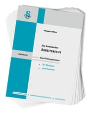 Cover von Die Karteikarten Arbeitsrecht
