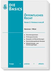 Cover von Die Basics Öffentliches Recht 2 - Verwaltungsrecht