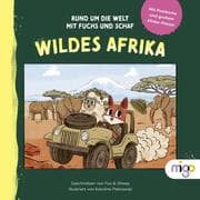 Cover von Rund um die Welt mit Fuchs und Schaf. Wildes Afrika
