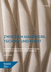 Cover von Zwischen Handwerk, Technik und Kunst