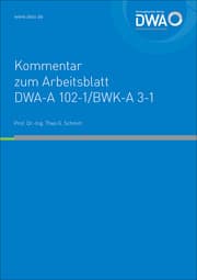 Cover von Kommentar zum Arbeitsblatt DWA-A 102-1/BWK-A 3-1