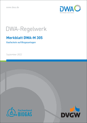 Cover von Merkblatt DWA-M 305 Gasfackeln auf Biogasanlagen