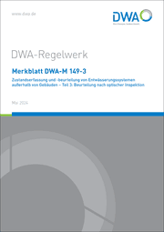 Cover von Merkblatt DWA-M 149-3 Zustandserfassung und -beurteilung von Entwässerungssystemen außerhalb von Gebäuden Teil 3