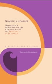 Cover von Nombres y hombres : onomástica de los personajes y significación del 'Diálogo de la lengua'