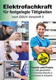 Cover von Elektrofachkraft für festgelegte Tätigkeiten nach DGUV Vorschrift 3
