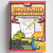 Cover von Dinosaurier Schwungübungen ab 4 Jahren