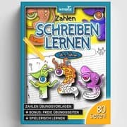 Cover von Zahlen schreiben lernen ab 5 Jahren