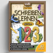 Cover von Zahlen schreiben lernen ab 5 Jahren