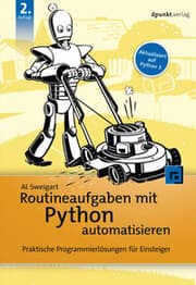 Cover von Routineaufgaben mit Python automatisieren
