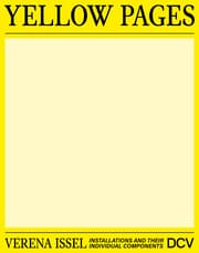 Cover von Verena Issel - Yellow Pages. Installations and their individual components
