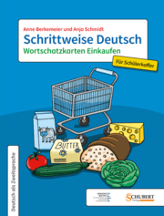 Cover von Schrittweise Deutsch - Wortschatzkarten Einkaufen für Schülerkoffer