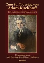 Cover von Zum 80. Todestag von Adam Kuckhoff